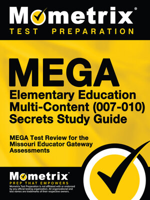 cover image of MEGA Elementary Education Multi-Content (007-010) Secrets Study Guide